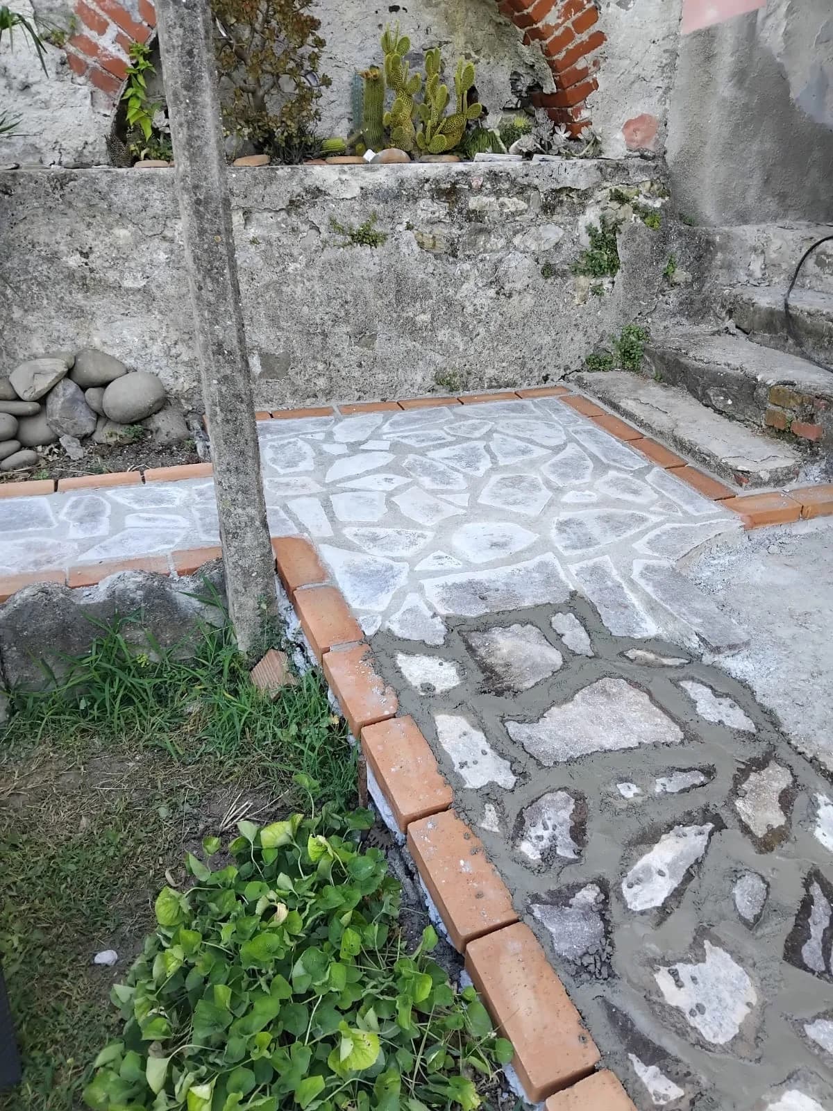 Dettaglio del percorso e delle bordature